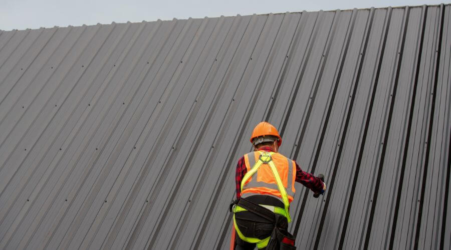 Professional metal roof installation services in Union City, OK